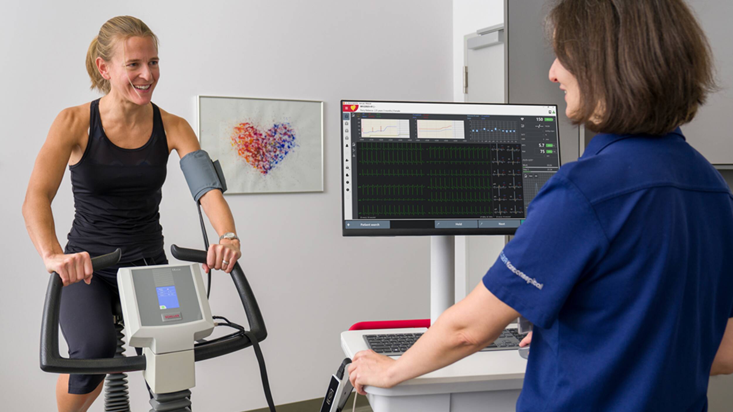 Exercise ECG in an integrated system | © SCHILLER